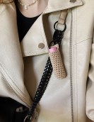 Lipstick Case Holder Keychain LIPPY