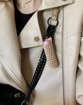 Lipstick Case Holder Keychain LIPPY